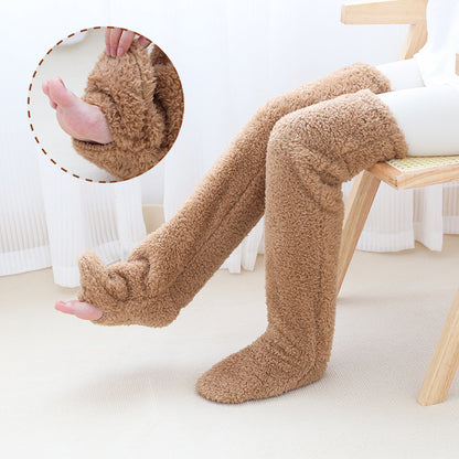 Over Knee High Fuzzy Mutton Socks