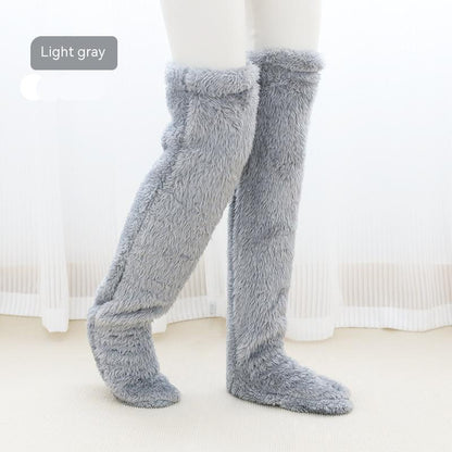 Over Knee High Fuzzy Mutton Socks