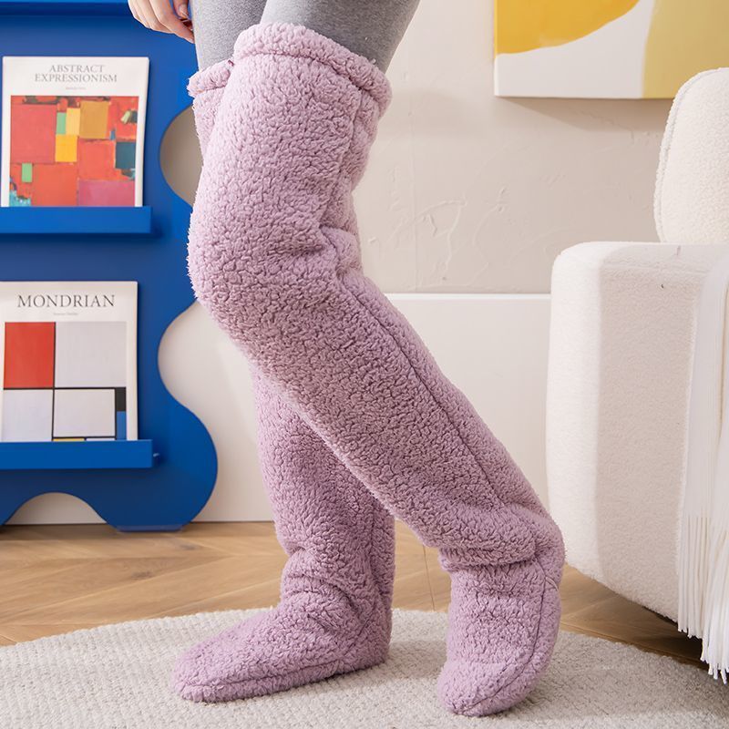 Over Knee High Fuzzy Mutton Socks