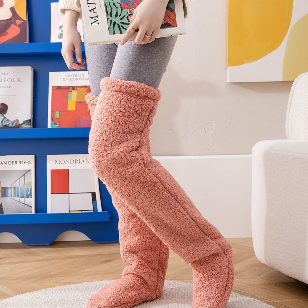 Over Knee High Fuzzy Mutton Socks