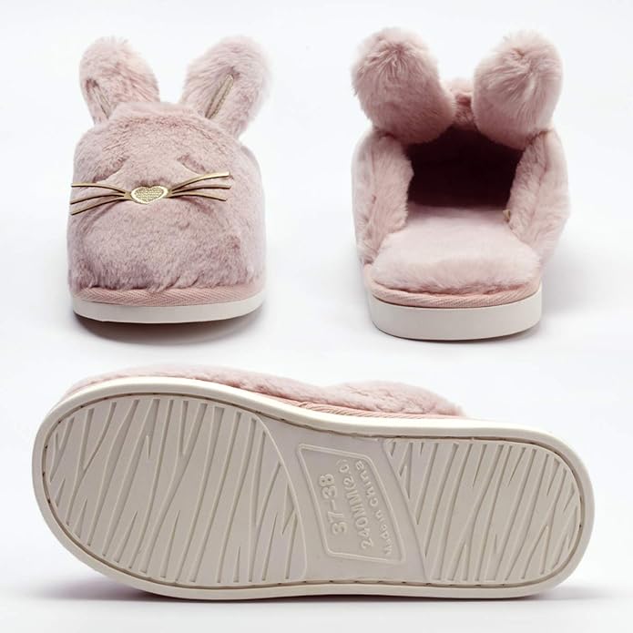 Fuzzy Bunny Slippers